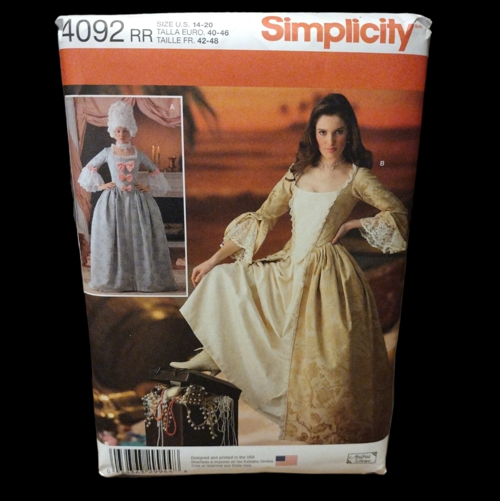 Simplicity Misses Costume Pattern